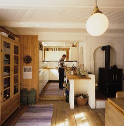 Kjøkkenet, tidligere kammerset, i nyrestaurerte Drillveita 3