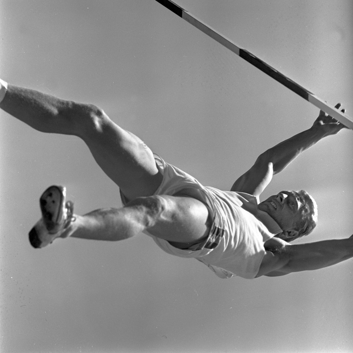 Serie. Sport. NM i friidrett på Gjøvik.
Fotografert 1964.
