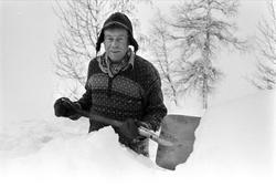 Ringkollen, desember 1959, hjemme hos Trygve Brodahl, vinter