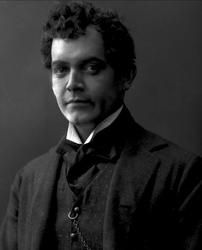 Portrett, skuespiller Simondsen.