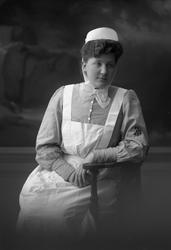 Portrett, sykepleier. Sanitetssøster Rambøl.