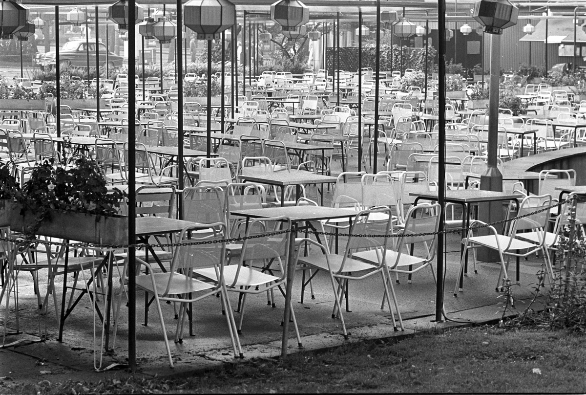 Tomme friluftsrestauranter, ant. Oslo, 07.09.1962. 