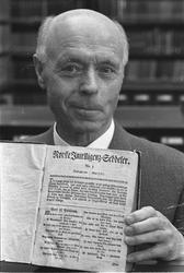 "Norske Intelligens Seddeler", antatt Oslo, mai 1963. Mann v