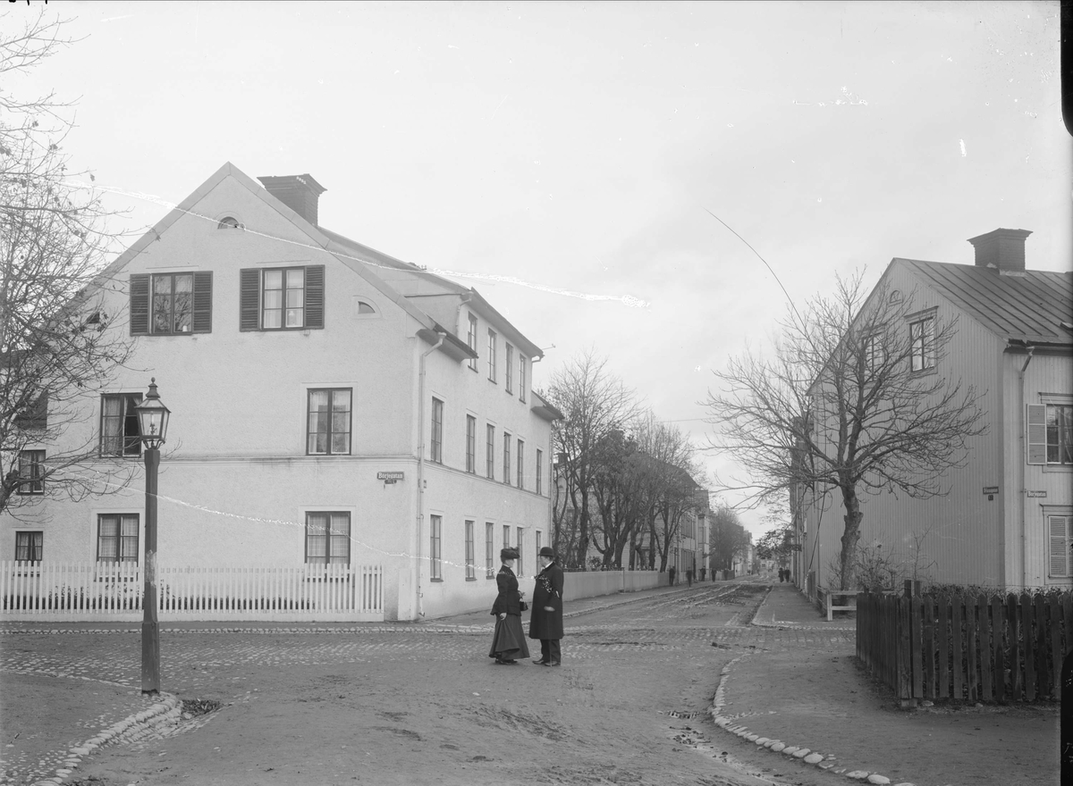 Odensgatan - Börjegatan, Luthagen, Uppsala 1908