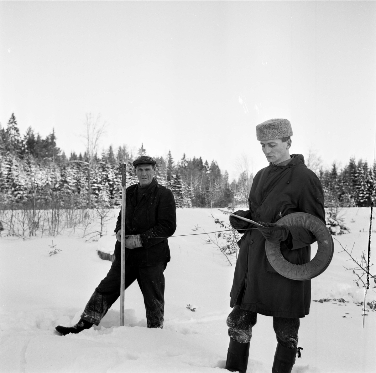 Sannolikt lantmätare, Söderfors, Uppland 1967