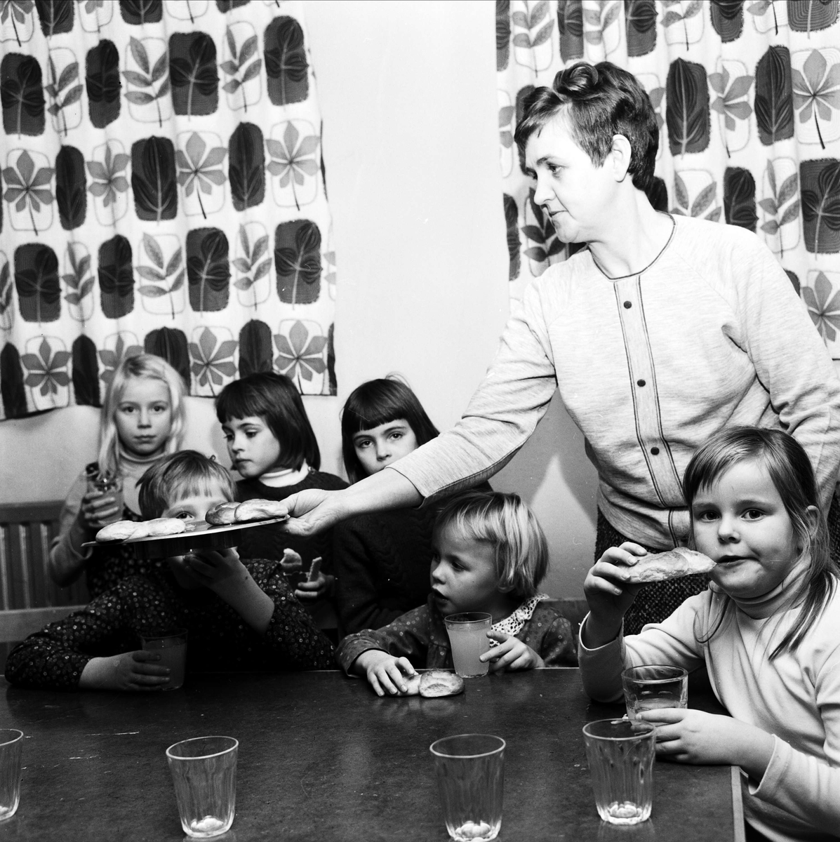 Avslutning Unga Örnar, sannolikt Tierp, Uppland, december 1967