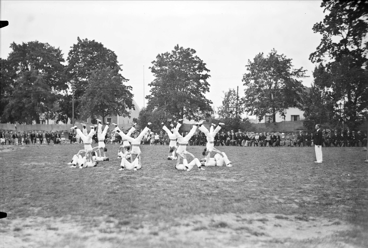 Uppsala Gymnastiksällskap - gymnastikuppvisning, Uppsala 1934