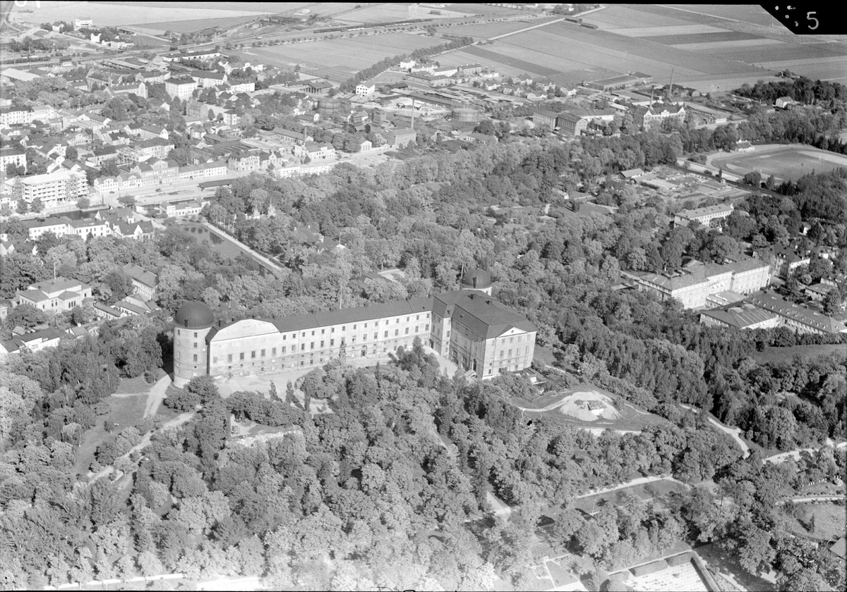 Flygfoto över Uppsala 1936