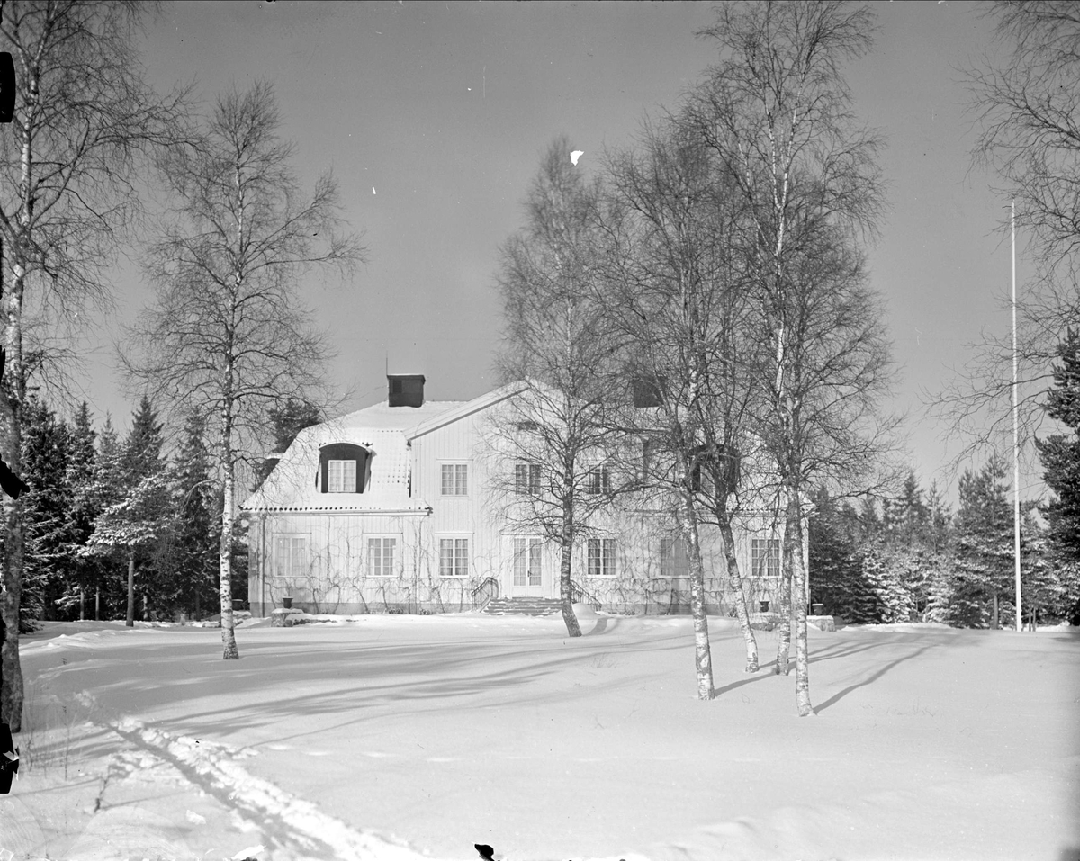 Östfora säteri, Järlåsa socken, Uppland, november 1931