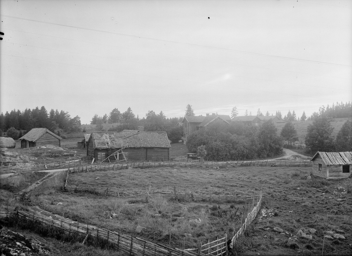 Bymiljö, Ekeby, Malsta socken, Uppland 1932