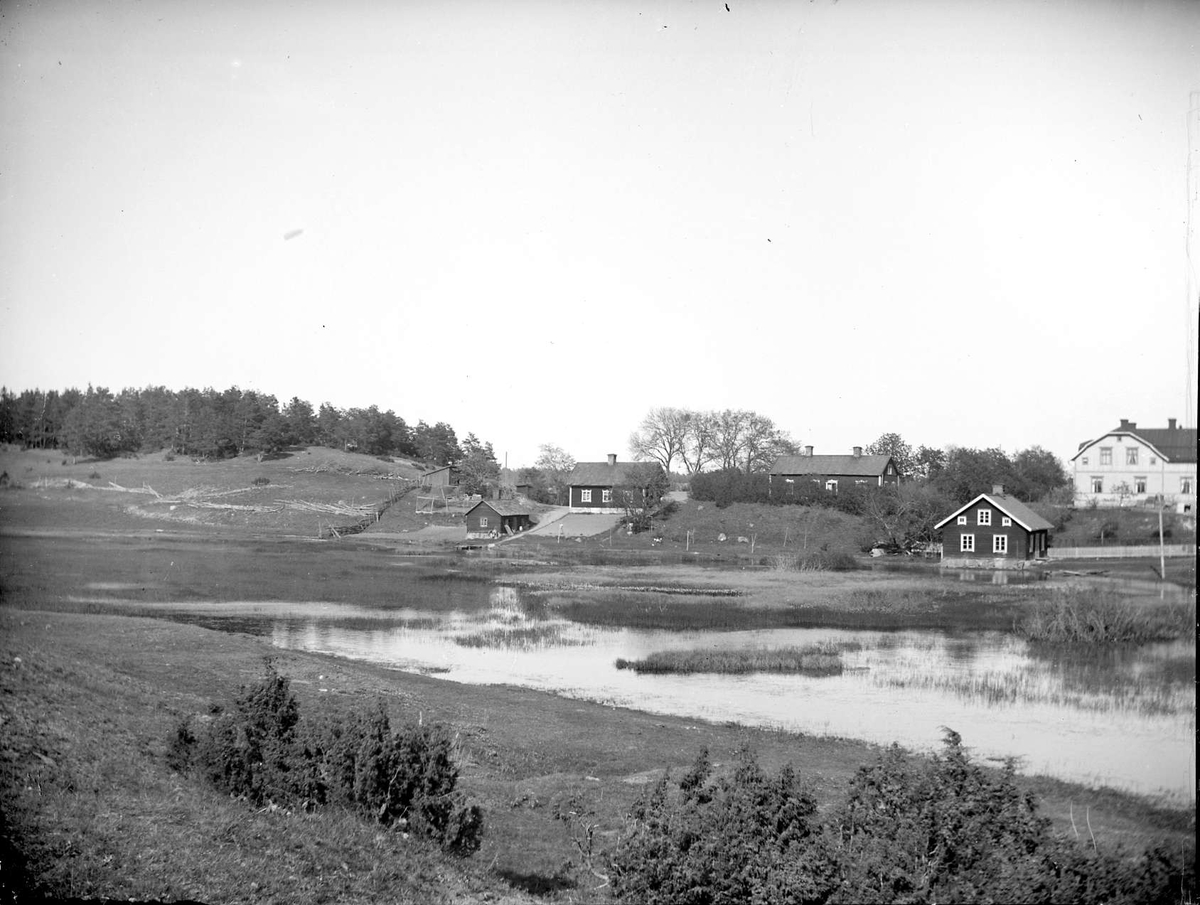 Bebyggelse vid vattendrag i Norrsunda socken, Uppland 1919