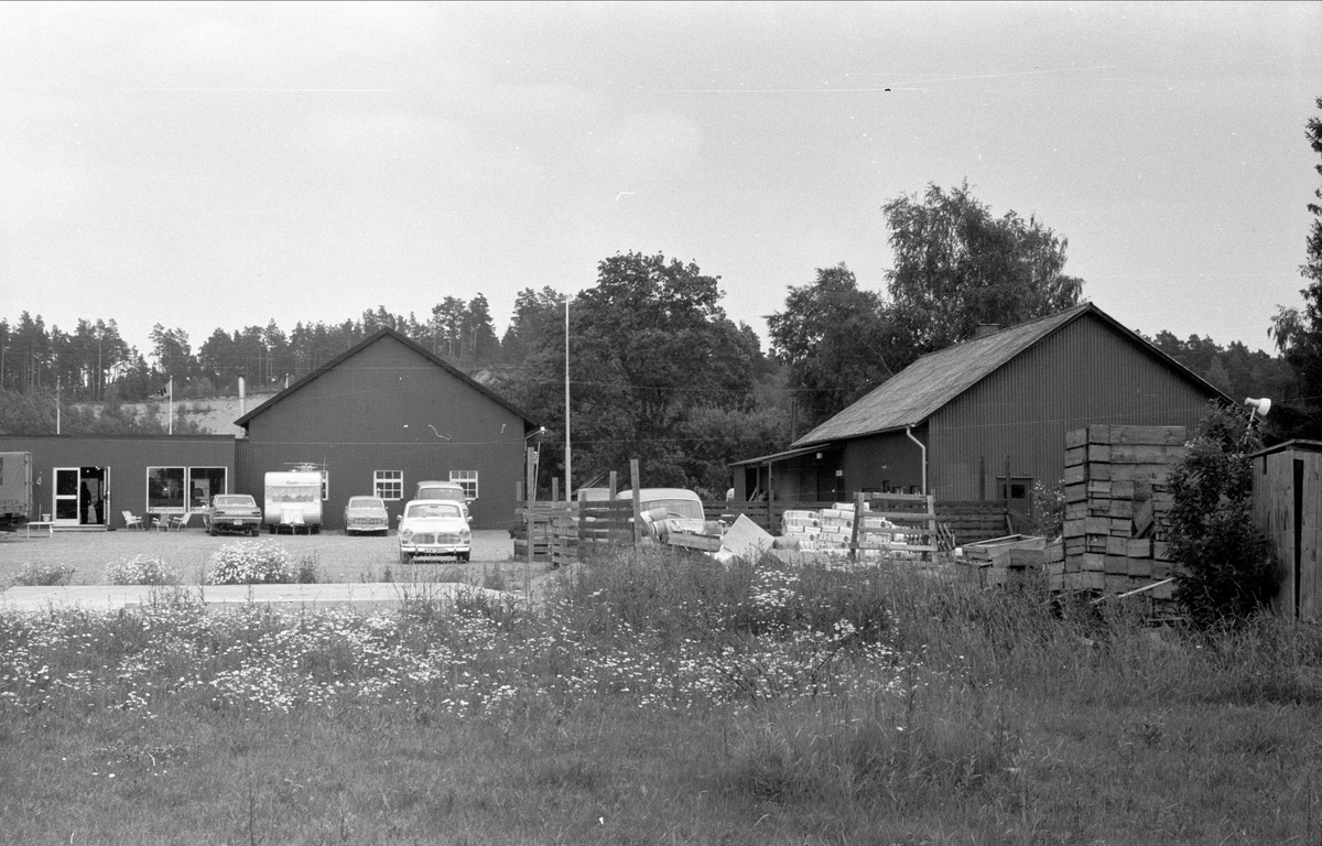 Kontor, möbelutställning och förråd, Högsta 3:3, Högsta, Bälinge socken, Uppland 1976