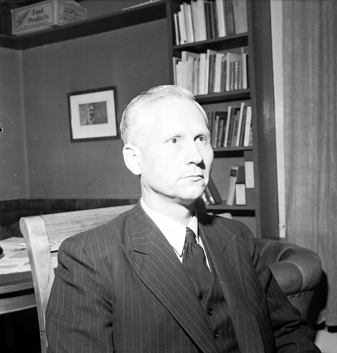 Finsk professor hos Björn Collinder, Uppsala 1947