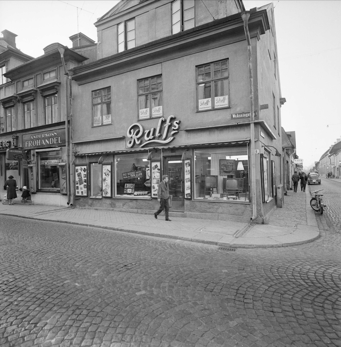 Rulfs Musikhandel, Vaksalagatan 6, Uppsala 1959