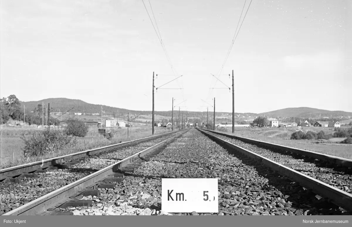 Hovedbanen : linjeføring km 4,1