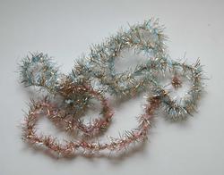 Juletrepynt, glitter