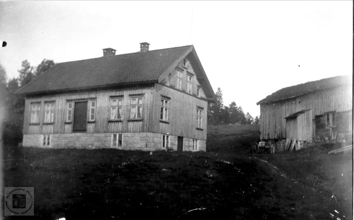 Gården "Der nord", Lislett i Bjelland.