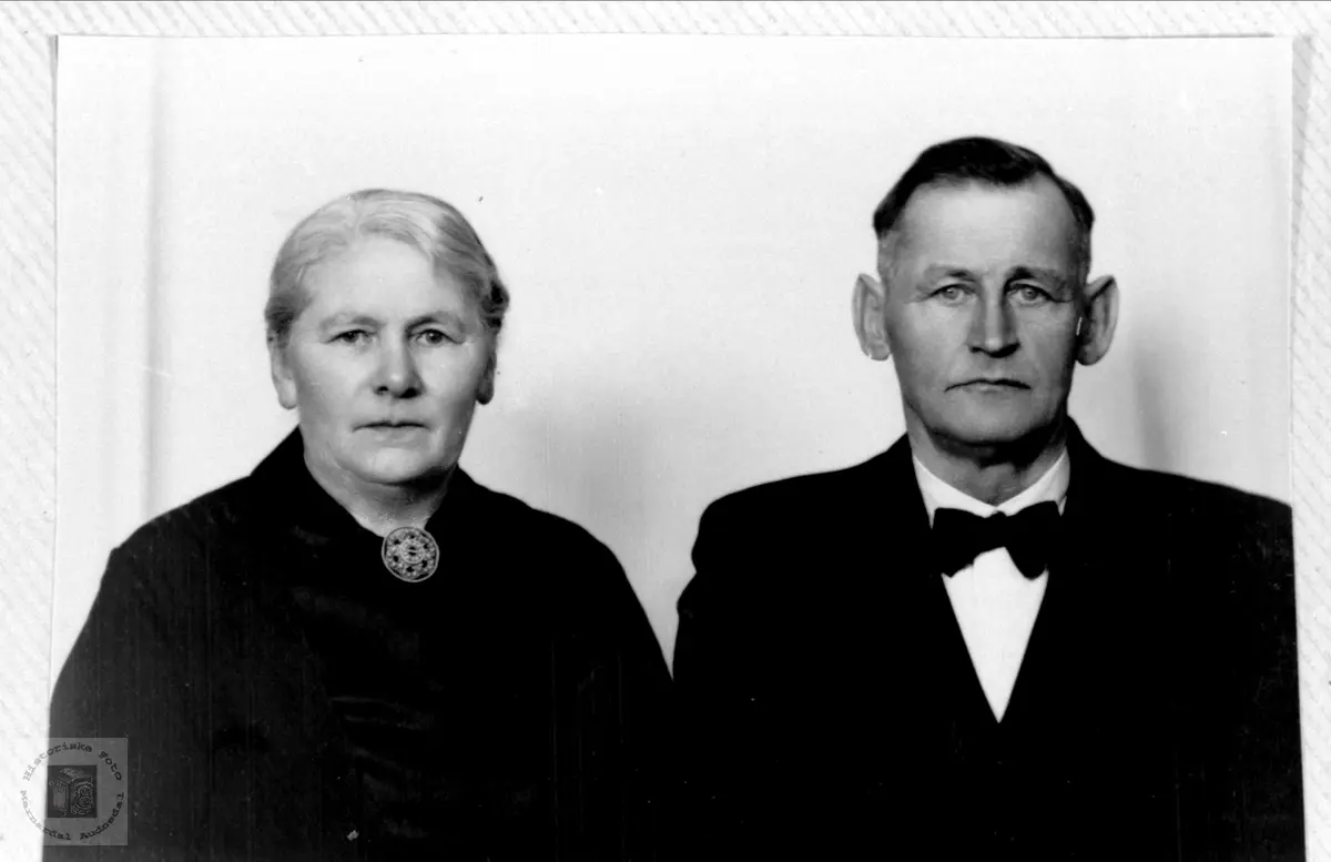 Ekteparet Kristina Amalie og Ola Tvedt Sundet, Bjelland.