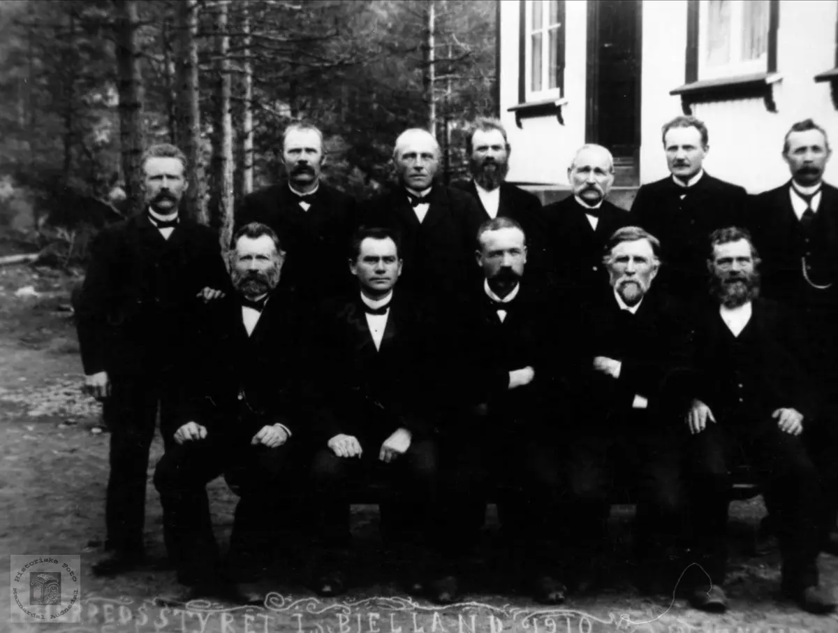 Bjelland kommunestyre 1910.