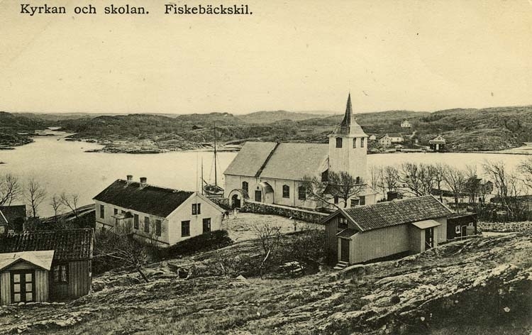 Kyrkan och Skolan. Fiskebäckskil.