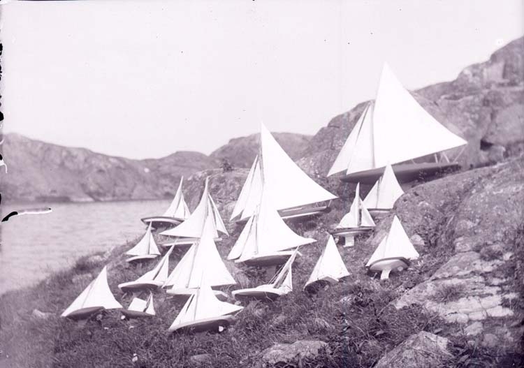 Kappsegling med modellbåtar 7 juli 1901