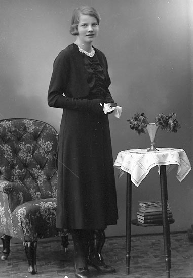 Enligt fotografens journal nr 6 1930-1943: "Walfridsson, Karin St. Höga".
