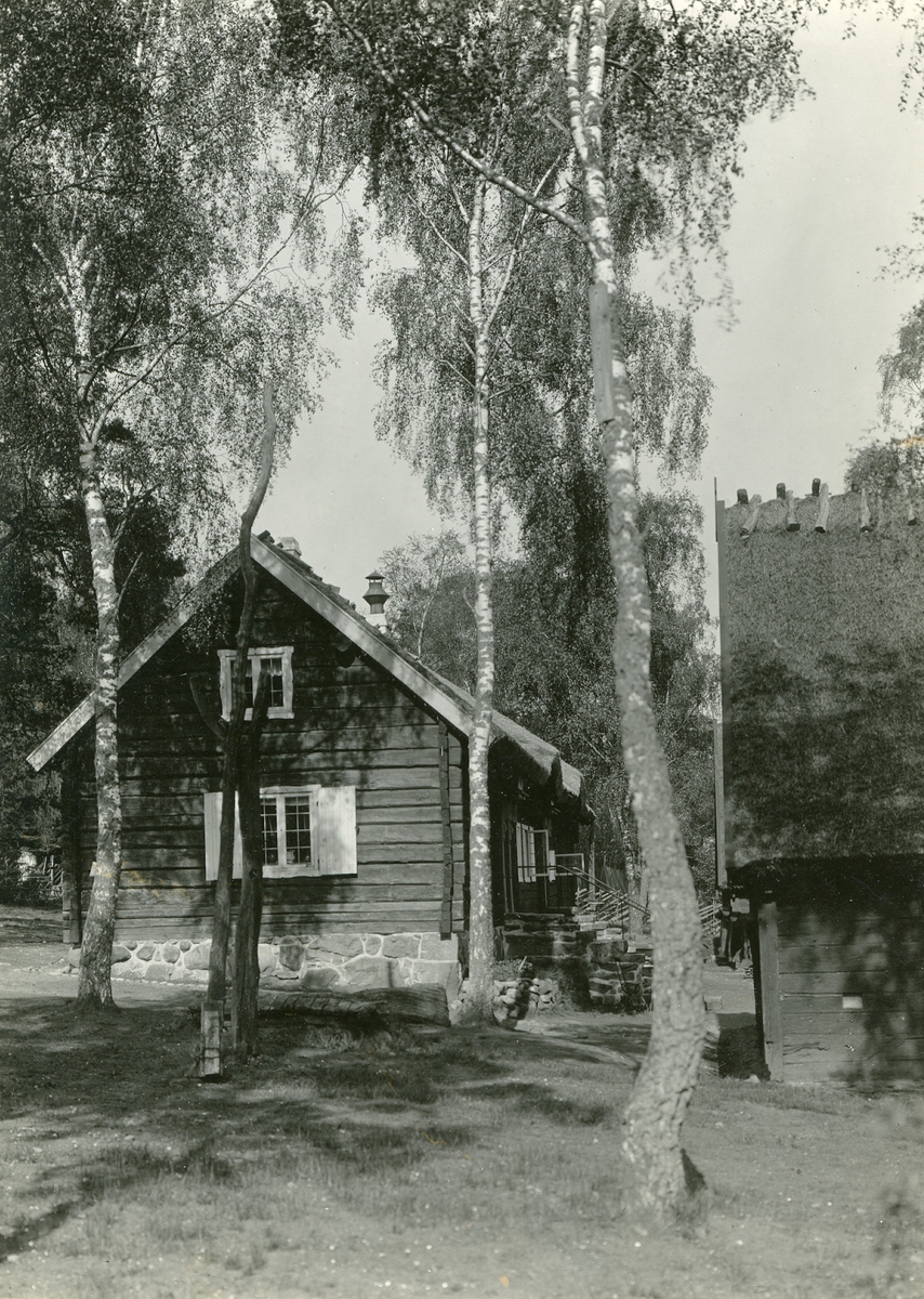 Halmstad, Hallandsgården, Krafsagården. Olofstorp, Valinge sn. Foto Otto Nilsson.