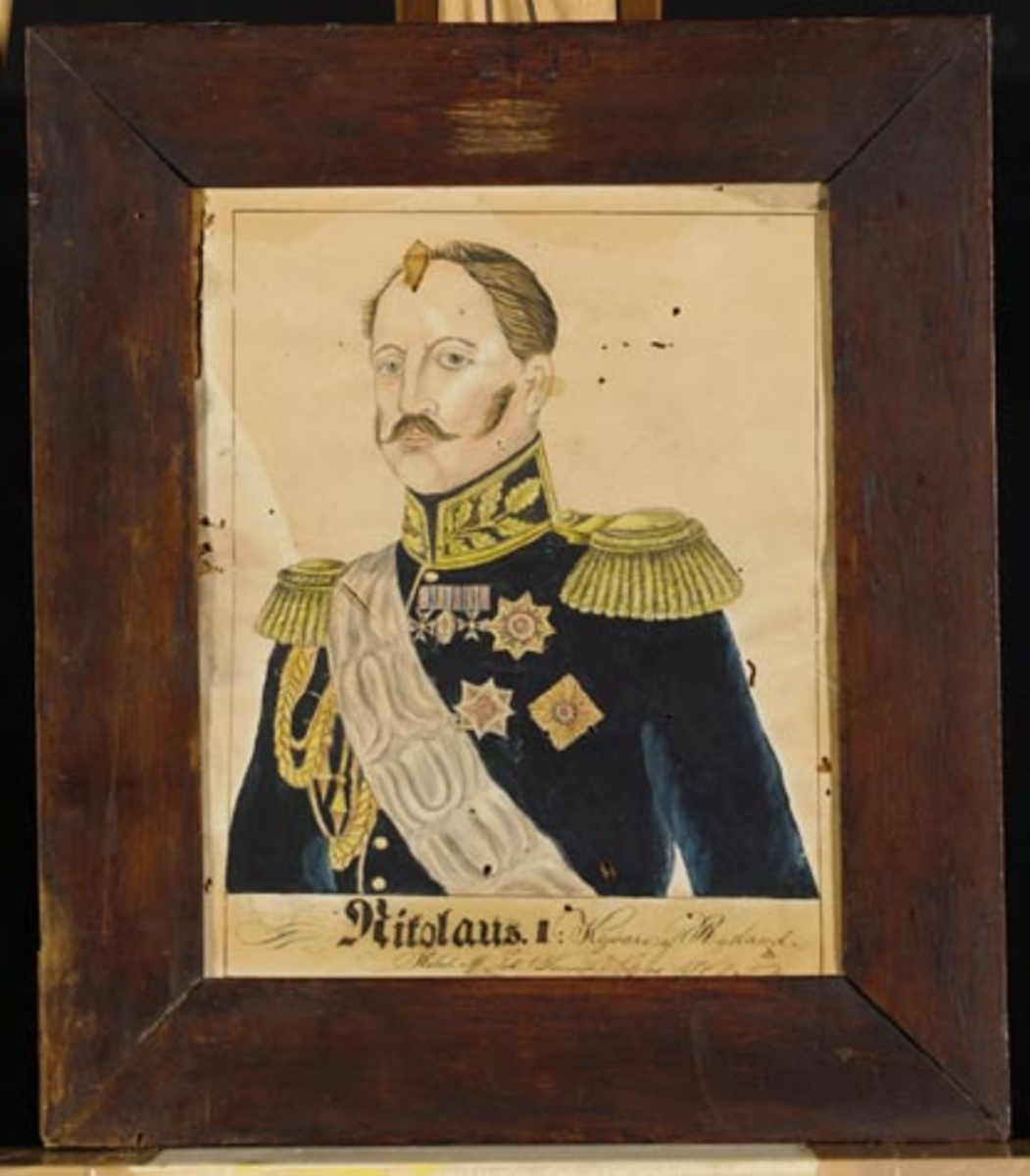 Porträtt av Tsar Nicolai I av Ryssland [Måleri]