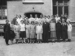 Klasse ved Vestheim privatskole.