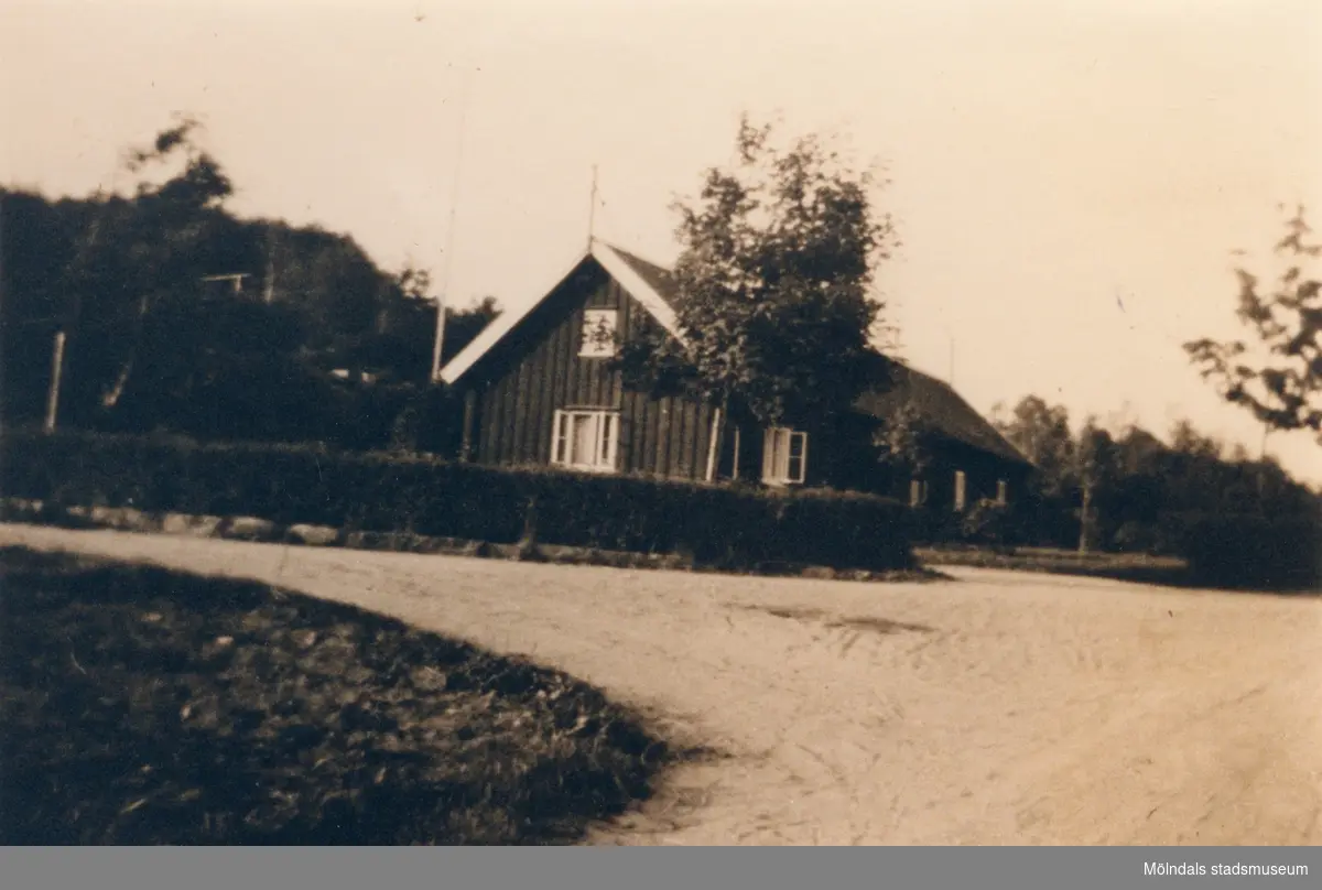 Den första mangårdsbyggnaden vid Streteredshemmet i Kållered.