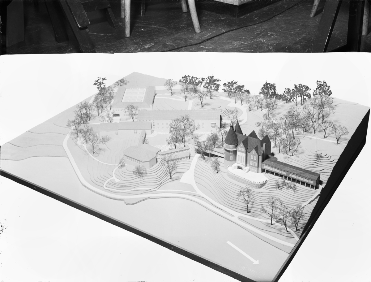 Modell av Vår Gård, Saltsjöbaden
