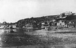 Oversiktsbilde fra Spikerbukta, Sannesund i Sarpsborg. Fotog