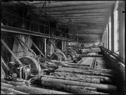 Borregaard fabrikker i Sarpsborg, fabrikkinteriør.