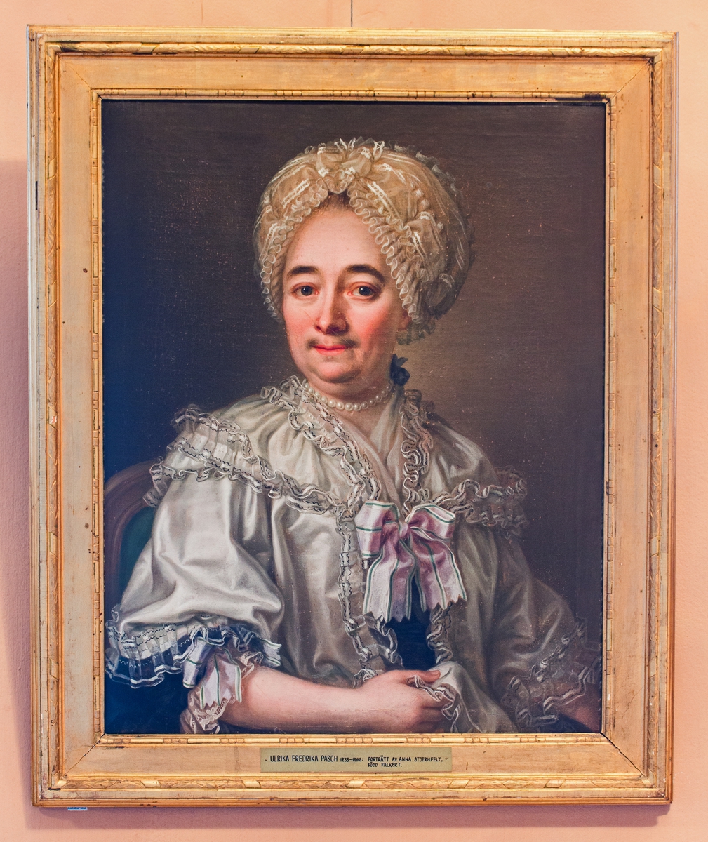 Porträtt av Anna Stjernfeldt. f. Falkert.