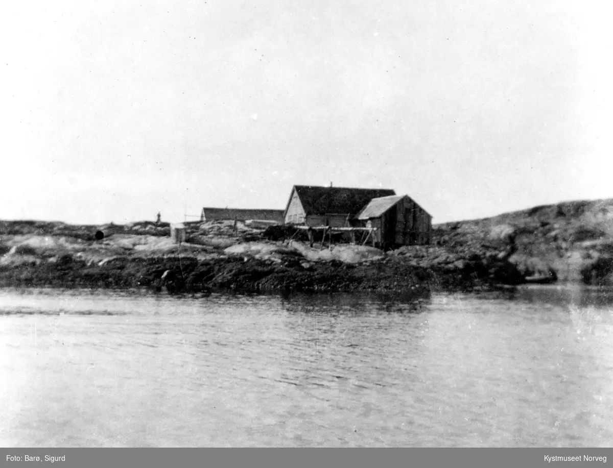 Versøya i Flatanger sett fra sjøen