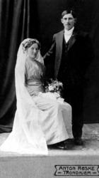 Brudebilde av Ragna og Lorentz Horseng