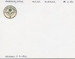 Stempelkatalog Raknesgjerde, Molde, Midsund, Møre og Romsdal