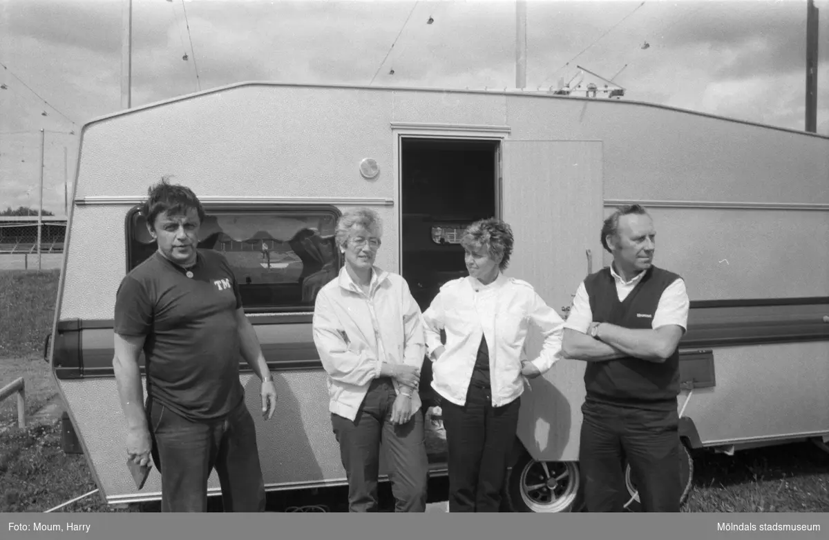 Campare vid Åby camping i Mölndal, år 1984.

För mer information om bilden se under tilläggsinformation.