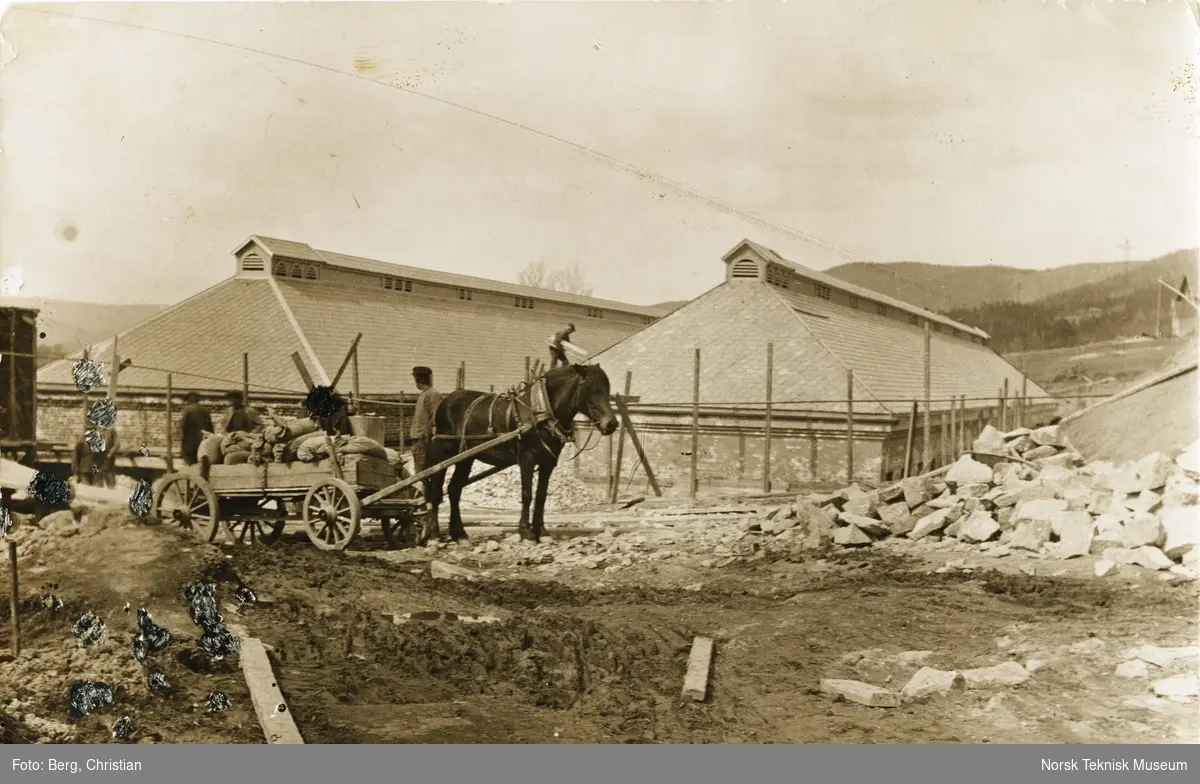 Ballistfabrikken ved Gullaug Sprængstoffabriker Lier i 1917