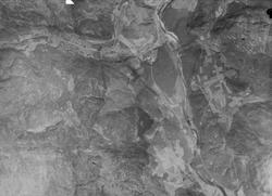 Flyfoto av Storås, Meldal.