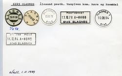 Stempelkatalog  6145 Slagnes, Vanylven kommune, Møre og Roms