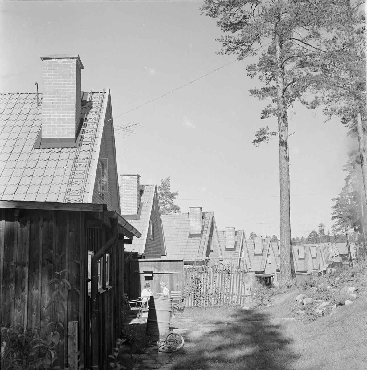 Bostadsområde, Kungsängens socken, Uppland 1960