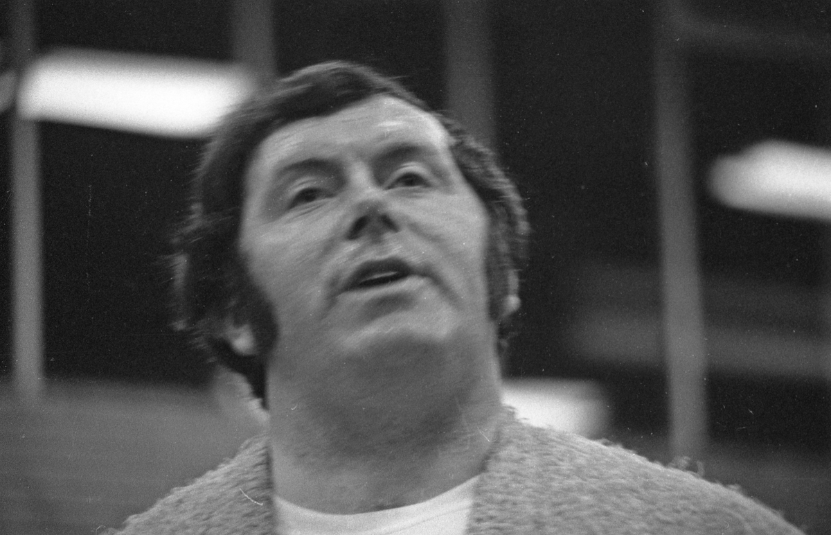 Torkel Ravndal i Haraldshallen - 1971