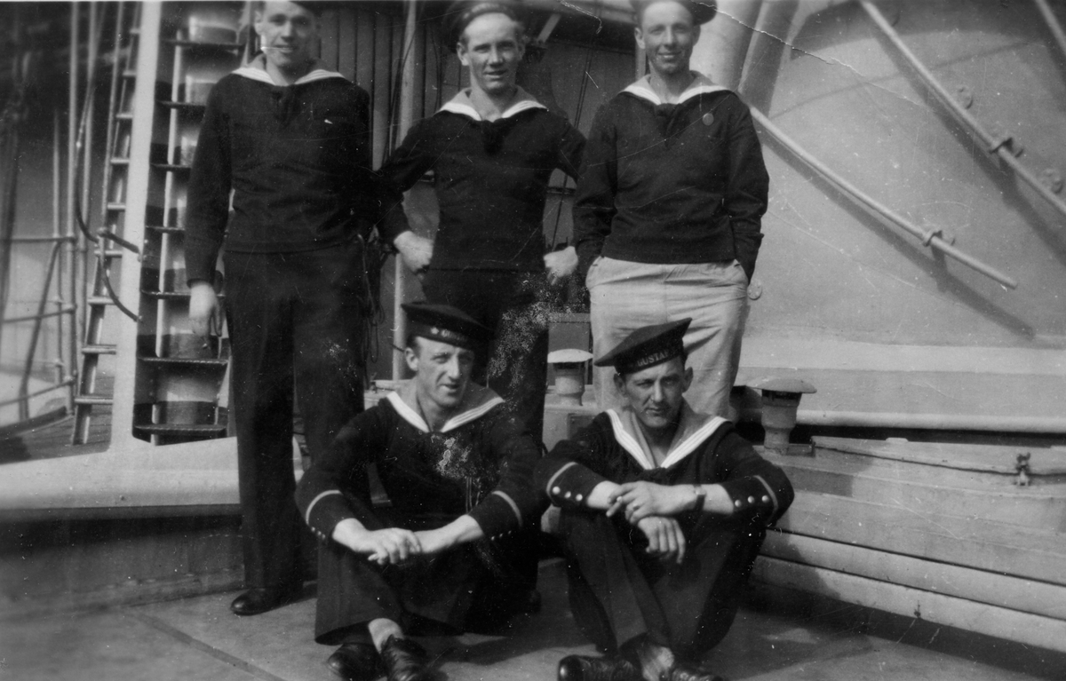 Skeppsgossekåren Minnen från 1927-30
5 st skeppsgossar