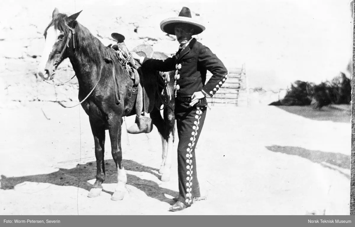 Mexikaner med hest