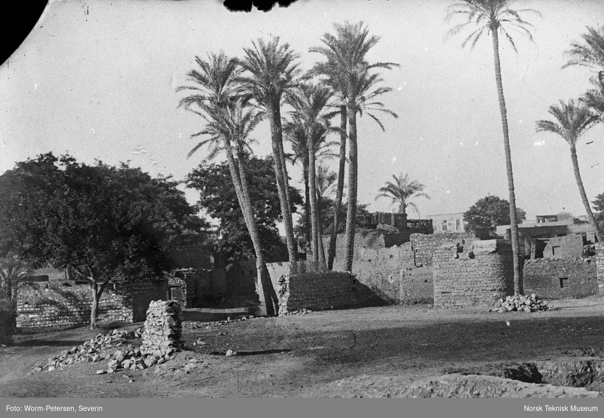 Arabisk landsby ved Kairo