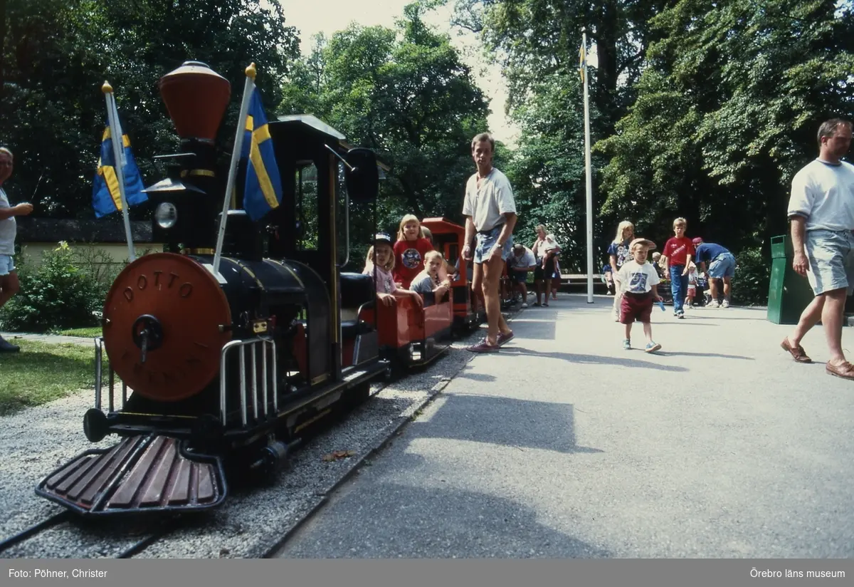 Lilleputt-tåget på Stora Holmen.