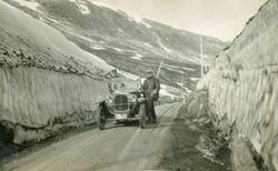 Citroen 1922 modell på Strynefjellsvegen 1923