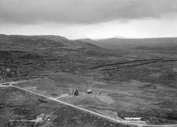 Hjerkinnhus hotell, Dovre, fjellandskap, jernbane, vei