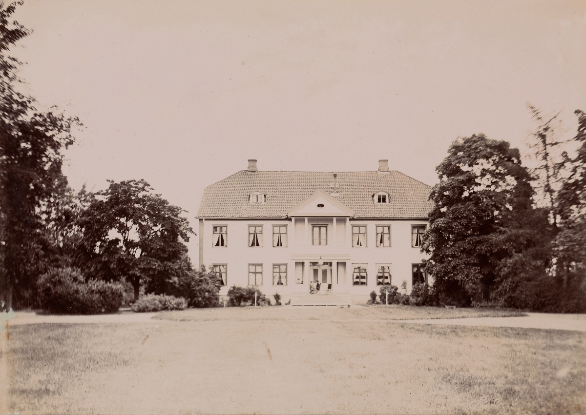 Mathiesens hus på Eidsvoll Verk før ombyggingen.